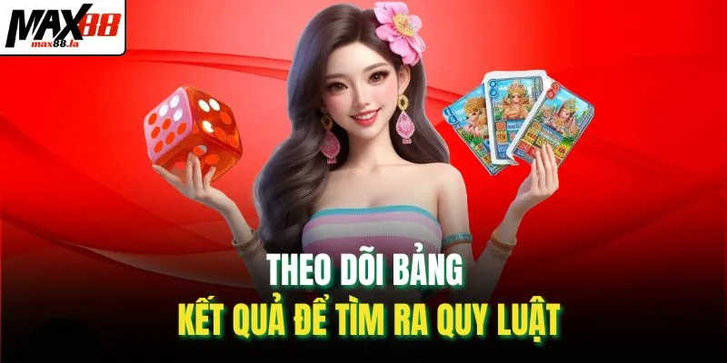 Theo dõi bảng kết quả để tìm ra quy luật